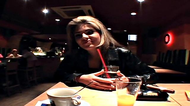 Naughty amateur babe gets drilled in toilet after public audition