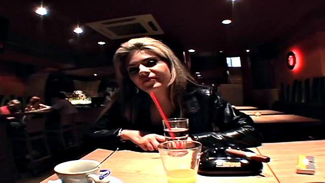 Naughty amateur babe gets drilled in toilet after public audition