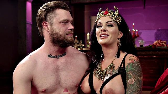 Hairy preggo using pole