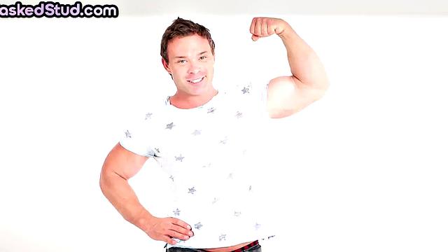 Ethnic buff straight wanking