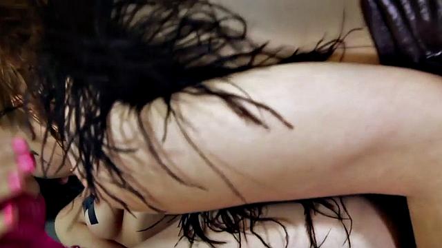 Inked lesbo having oral pleasure and assplay with wild babe