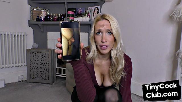 Solo domina humiliates pathetic pieces in pants