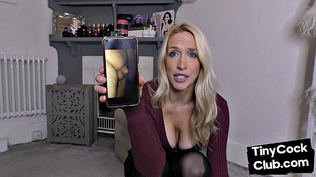 Solo domina humiliates pathetic pieces in pants