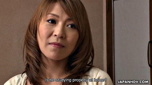 Japanese hottie is ready for two nice guys