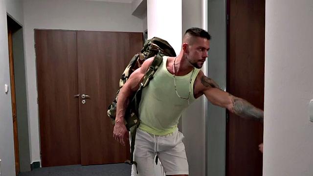 Cute babes doggystyled by owner in threesome