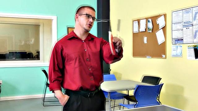 Kinky boss goes all out with BJ employee on ping pong table