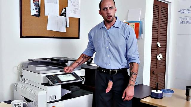 Kinky boss goes all out with BJ employee on ping pong table