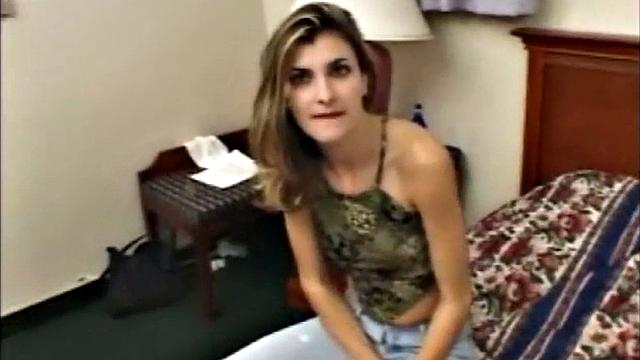 Cock sucking blonde whore