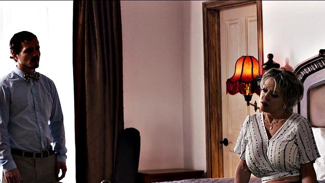 Big bootystepmom cockriding stepson