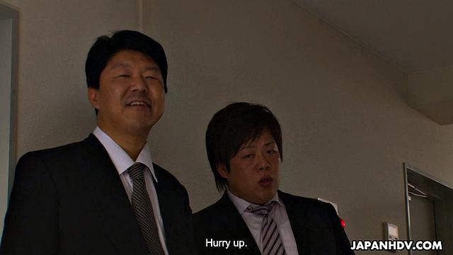 Reiko Kobayakawa has a meeting with the boss but it ends up an orgy