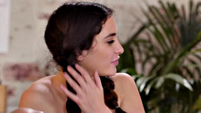 Lesbian 3some after oiled massage with perkyboobs babes