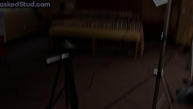 Masked amateur gets cuddling after casting