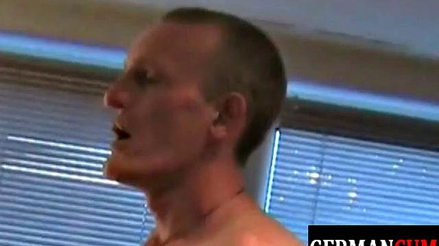 Athletic european barebacked by DILF after oral