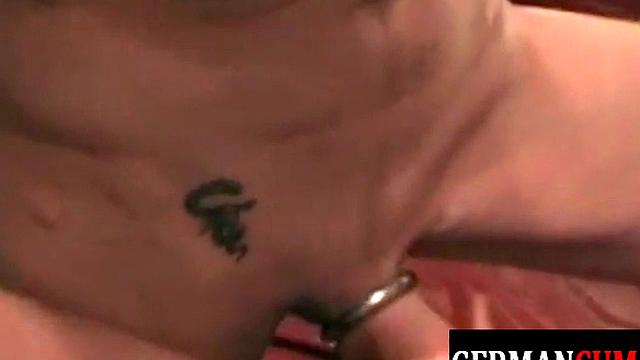 Athletic european barebacked by DILF after oral