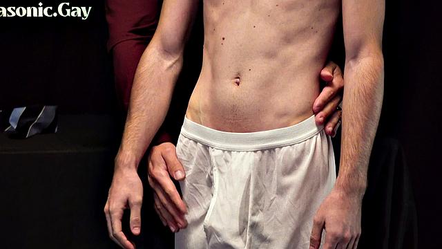 Suited dominant DILFS fuck twink in bareback 3some