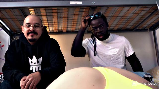 Hostel sex with gorgeous blonde