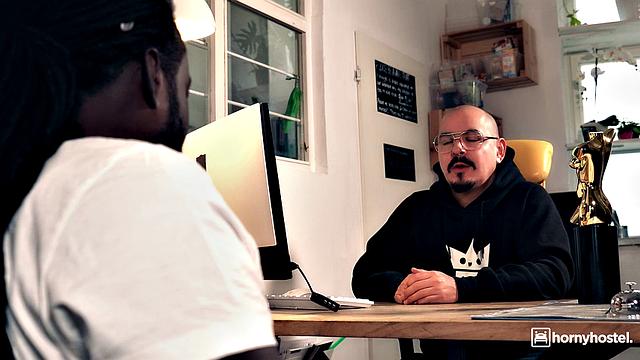 Hostel sex with gorgeous blonde