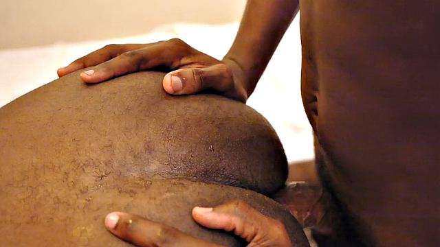 Real African twink banged by lover
