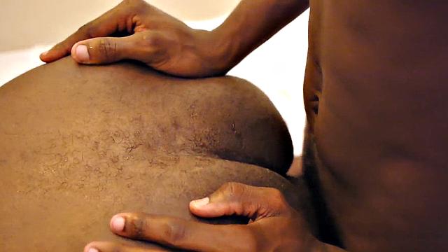 Real African twink banged by lover