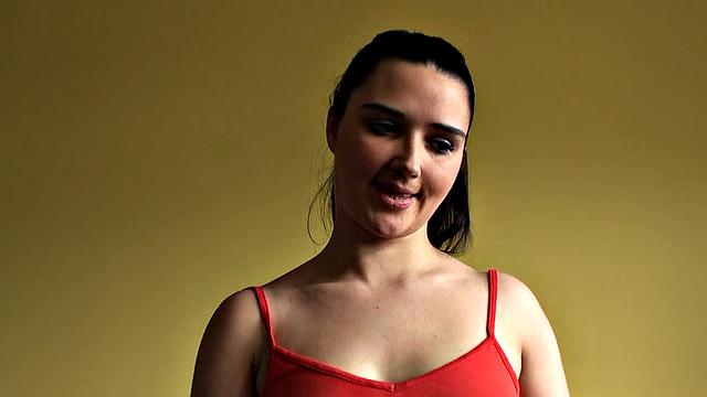 SubSlut Pixiee Little is teased to cum with wand.