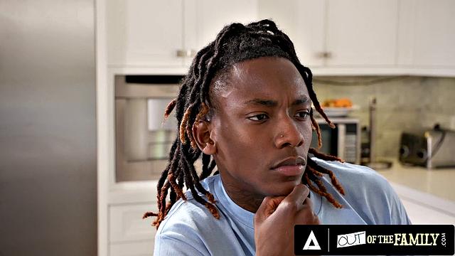 OUT OF THE FAMILY - MILF Danielle Renaes Big Tits Seduce Stepteen For Interracial Fuck