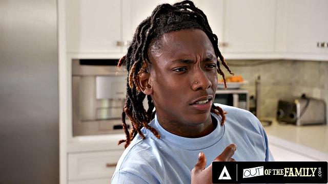 OUT OF THE FAMILY - MILF Danielle Renaes Big Tits Seduce Stepteen For Interracial Fuck