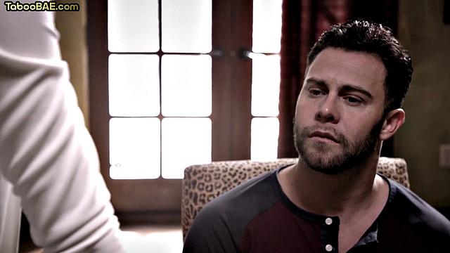 Blonde boss gets throatfuck by hot client