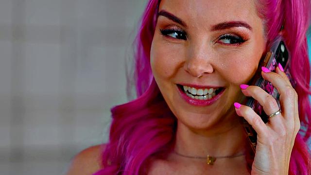 Seductive lesbian petite MILF facesitted by bae by fireplace