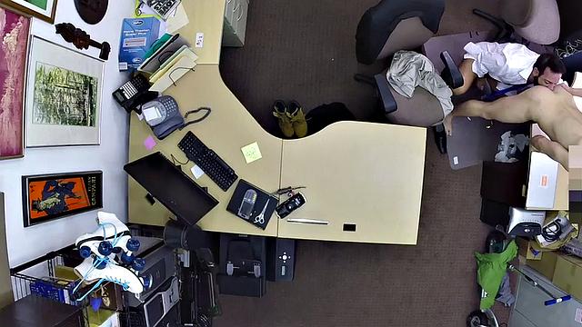 Facial gaypawn rims and fucks shop owner in office