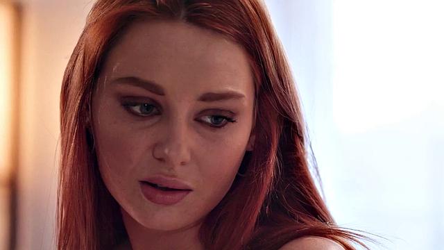 Tribbing lez babes in sapphic sex on the bed