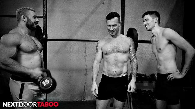 Tatted StepDaddy & Jock Stepson - NextDoorTaboo