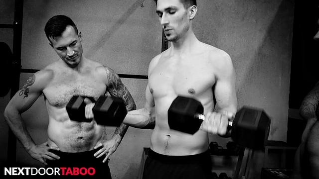 Tatted StepDaddy & Jock Stepson - NextDoorTaboo