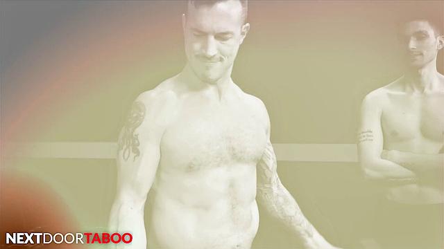 Tatted StepDaddy & Jock Stepson - NextDoorTaboo