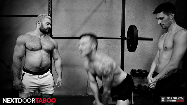 Tatted StepDaddy & Jock Stepson - NextDoorTaboo