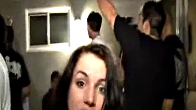 Watch this skinny teen cuties go wild with pussy licking & fingering in public