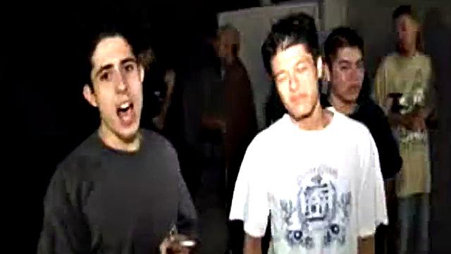 Watch this skinny teen cuties go wild with pussy licking & fingering in public