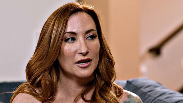 GIRLSWAY - Caring Redhead MILF Sophia Locke Helps Stepdaughter With Her Lesbianism