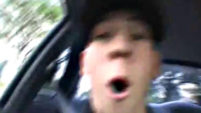 Tattooed brunette gets pounded hard in the car, at the pool, and in bed