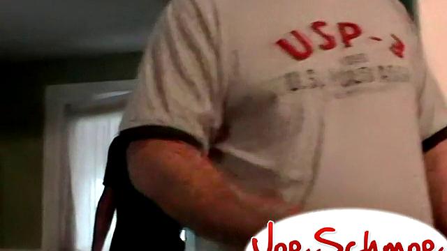 jersey takes care of a big straight cock