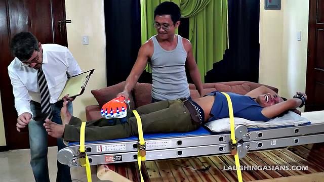 Gay Asian boy Alex has been feeling very depressed, and is seeking help to overcome his feelings of sadness. He comes to Doctor Tickle for treatment.