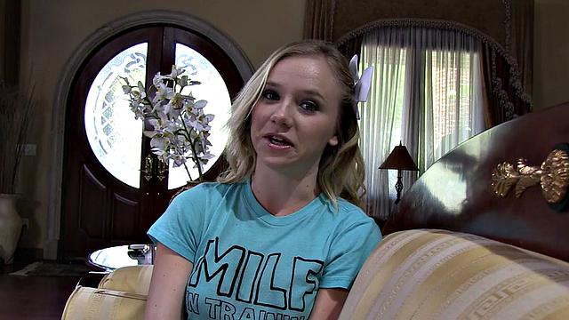 Busty les beauty interviews before oralsex in sapphic duo