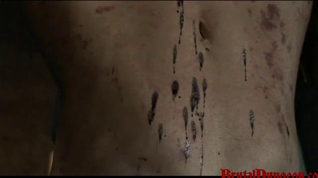 Prostitute Romina Endures BDSM Suspension & Gang Bang Torment