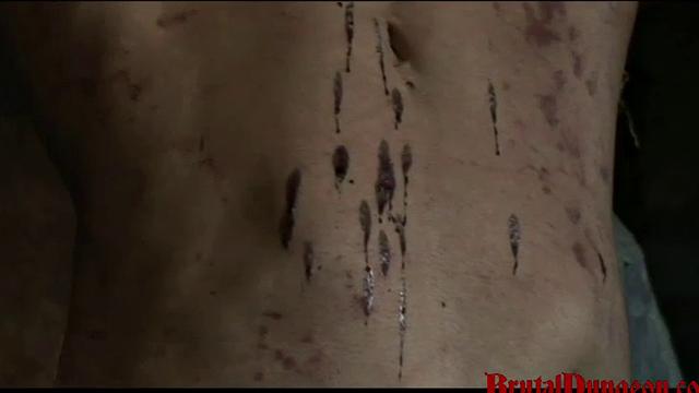 Prostitute Romina Endures BDSM Suspension & Gang Bang Torment