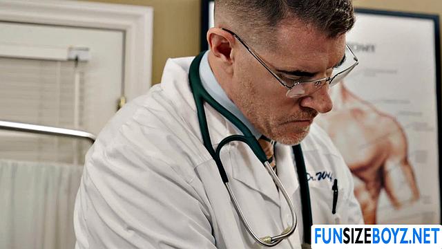 My Doctor slides in his hard dick