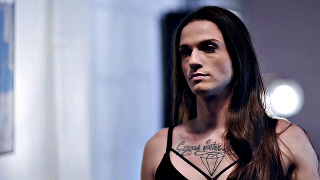 TS anal loving slut drilled by BFs cock at home