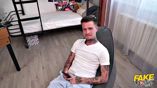 Horny Flight Attendants share massive cock