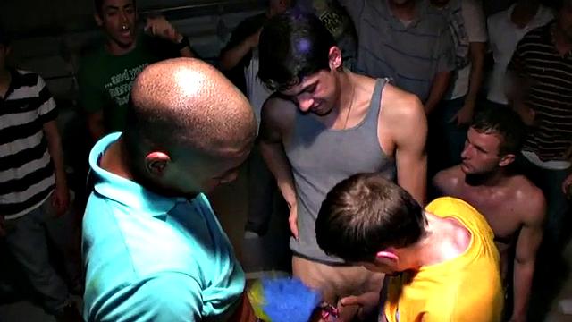 College studs hazed in gay orgy after wrestling for frat