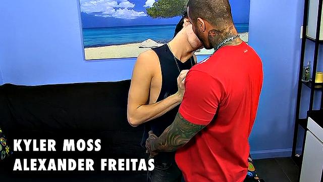 Wrecked By Ripped Muscle Dick - Alexsander Freitas & Kyler Moss