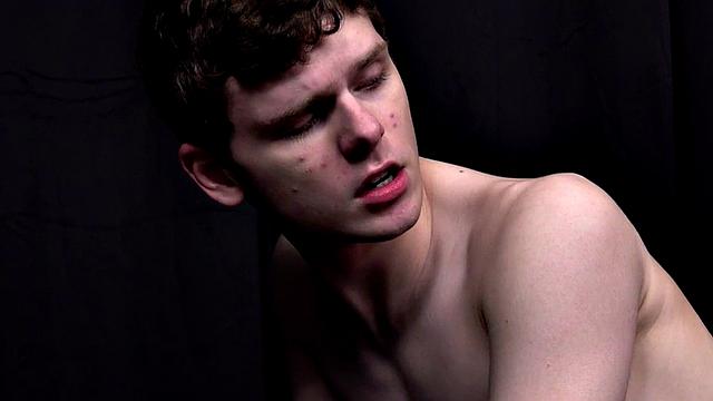 Rimmed amateur twink barebacked by inked jock