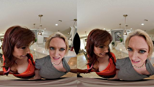 Dee Williams & Syren De Mer give a college jock a warm welcome